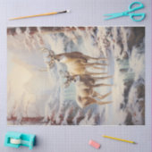 Winter Wonder Deer Seidenpapier (Basteln)