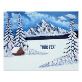 Winter Wonder Glossy Poster (Vorderseite)