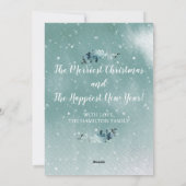 Winter Wonder Mystic Deer Weltfrieden Weihnachten (Rückseite)