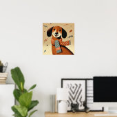 Winter Wonder Pup Poster (Heimbüro)