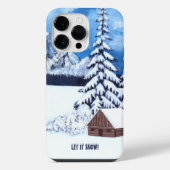 Winter Wonder Scene iPhone Case 14 Pro Max Hülle (Rückseite)