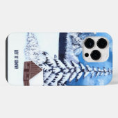 Winter Wonder Scene iPhone Case 14 Pro Max iPhone Hülle (Rückseite (Horizontal))