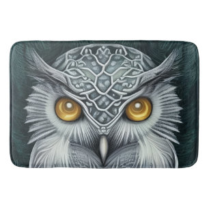 Winter Wonder Snow Owl Beauty Badematte