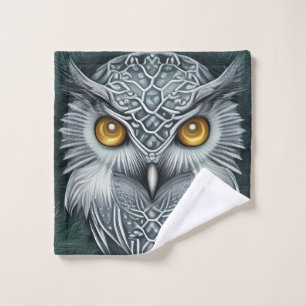 Winter Wonder Snow Owl Beauty Badhandtuch Set