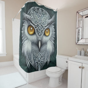 Winter Wonder Snow Owl Beauty Duschvorhang