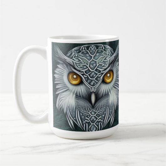 Winter Wonder Snow Owl Beauty Kaffeetasse (Links)