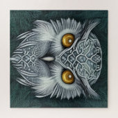 Winter Wonder Snow Owl Beauty Puzzle (Horizontal)