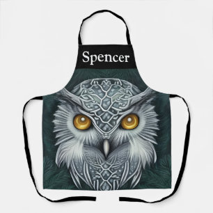 Winter Wonder Snow Owl Beauty Schürze