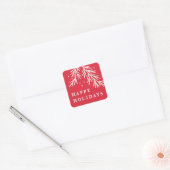 Winter Wonder Square Sticker (Umschlag)