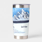 Winter Wonder Szene Thermobecher (Links)