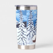 Winter Wonder Szene Thermobecher (Rechts)