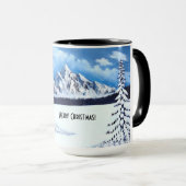 Winter Wonder Weihnachts-Tasse Tasse (VorderseiteRechts)
