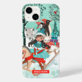Winter Wonder Woodland Forest | iPhone Case (Rückseite)