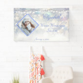 Winter Wonderland 16 . Geburtstag Diamonds Sparkle Banner (Insitu)