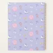 Winter Wonderland Abbildung Skate Ice Skate Lila Planer (Rückseite)