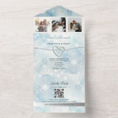 Winter Wonderland All-in-One Einladung QR+Fotos (Innen Boden)