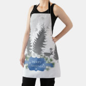 Winter Wonderland All-over Print Schürze - Blau (InSitu)