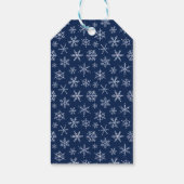 Winter Wonderland Animals Kinderdusche Danke Geschenkanhänger (Rückseite)