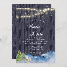Winter Wonderland | Anstrich von Hochzeitseinladun