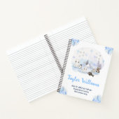 Winter Wonderland Arctic Animals Birth Statistics Notizblock (Innenseite)