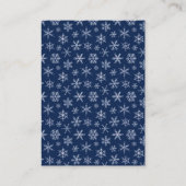 Winter Wonderland Arctic Animals Showdusche Begleitkarte (Rückseite)