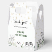 Winter Wonderland Arctic Polar Tiere Geburtstag Geschenkschachtel (Geöffnet)