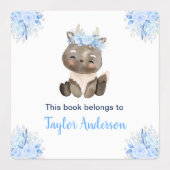 Winter Wonderland Arktische Tiere Kinder Buchzeich Etiketten (Design 1)
