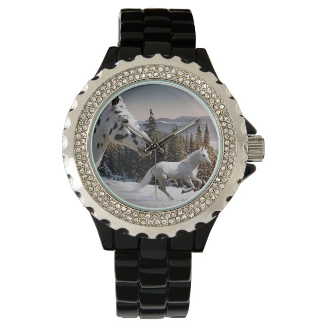 Winter Wonderland Armbanduhr (Vorderseite)