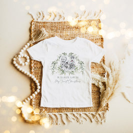Winter Wonderland Artic Animals Baby 1. Weihnachte Baby T-shirt