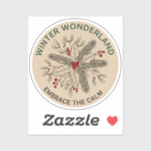 Winter Wonderland Aufkleber (Blatt)