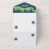 Winter Wonderland Auroras All In One Einladung (Außenbereich)