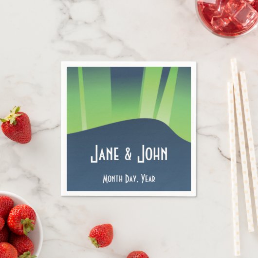 Winter Wonderland Auroras Napkins Serviette (Beispiel)