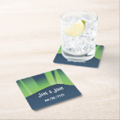 Winter Wonderland Auroras Paper Untersetzer (Vor Ort)