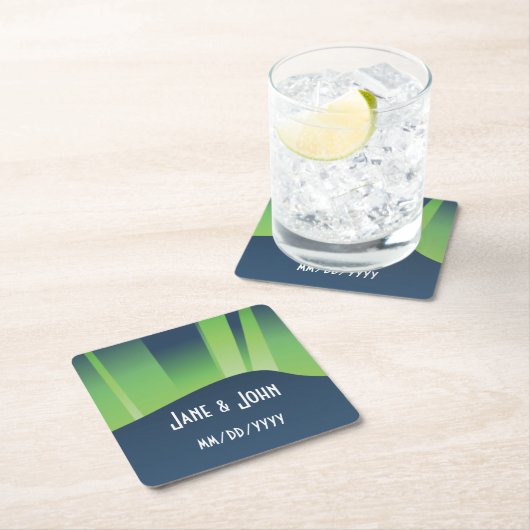 Winter Wonderland Auroras Paper Untersetzer (Vor Ort)