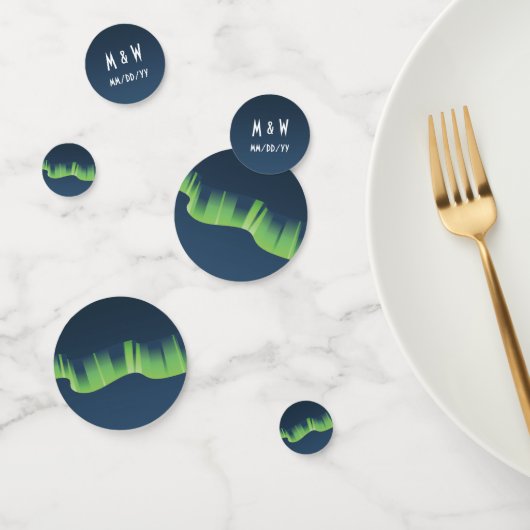 Winter Wonderland Auroras Table Confetti Konfetti (Gruppe)