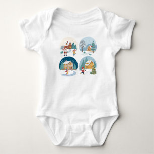 Winter Wonderland Baby Bodysuit Strampler