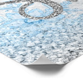 Winter Wonderland Baby Dusche Begrüßungszeichen Poster (Ecke)