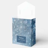 Winter Wonderland Baby Dusche Blue Geschenkschachtel (Geöffnet)