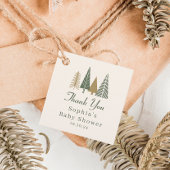 Winter Wonderland Baby Dusche Danke Geschenkanhänger