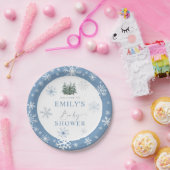 Winter Wonderland Baby Dusche Pappteller (Party)