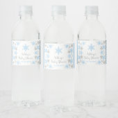 Winter Wonderland Baby Dusche Wasserflaschen Label Wasserflaschenetikett (Flaschen)