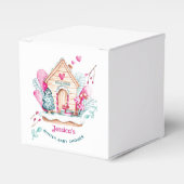 Winter Wonderland Baby Shower Geschenkschachtel (Vorderseite)