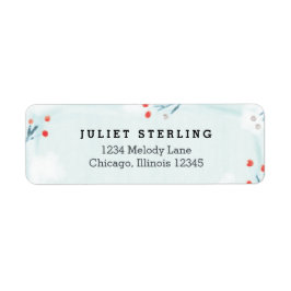 Winter Wonderland Babydusche Rücksendeadresse Etik