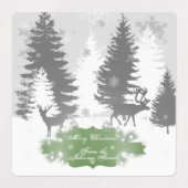 Winter Wonderland Backlabel - Grün Etiketten (Design 1)