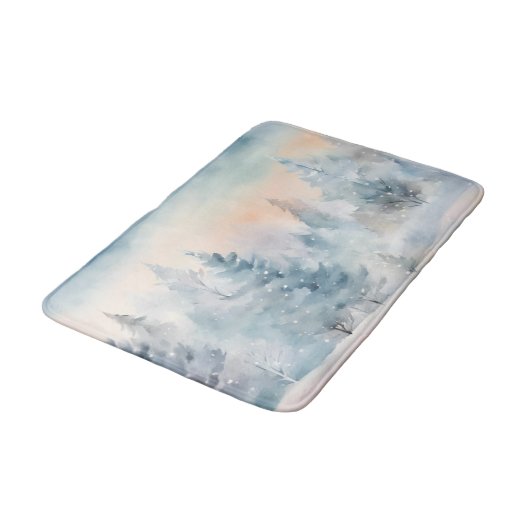 Winter Wonderland Badematte (Schrägansicht)