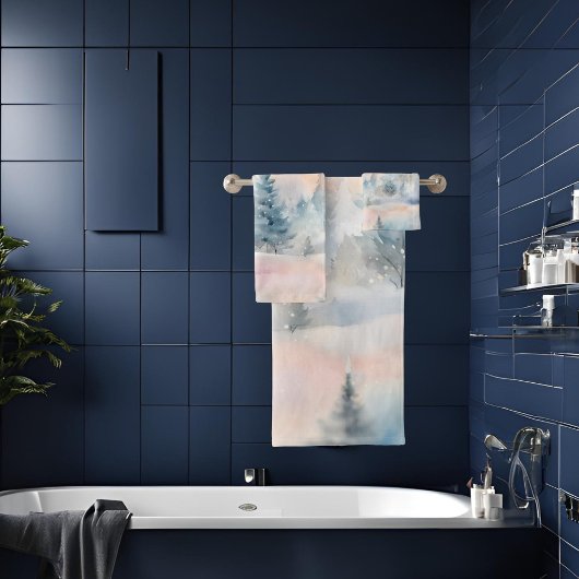 Winter Wonderland Badhandtuch Set