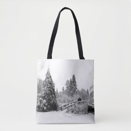Winter Wonderland Bags Holiday Snow Tragetaschen Tasche (Vorderseite)