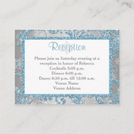 Winter Wonderland Bat Mitzvah Beilage 3 Begleitkarte