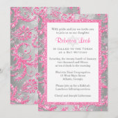 Winter Wonderland Bat Mitzvah Einladung 2 (Vorne/Hinten)