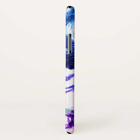 Winter Wonderland Bäume im Mondlicht & Schnee Case-Mate iPhone Hülle (Hinten/Rechts)